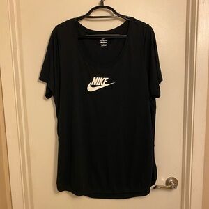 Nike Black Loose Fit T-Shirt Extra long